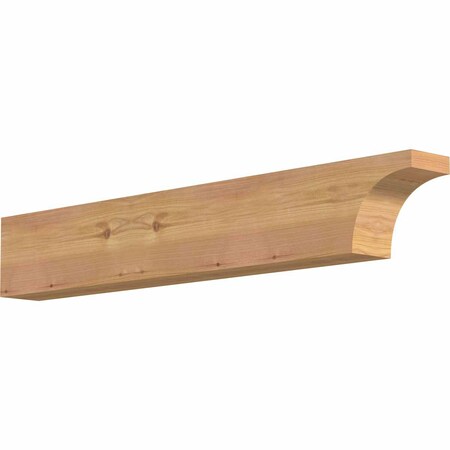 Ekena Millwork Huntington Smooth Rafter Tail, Western Red Cedar, 3 1/2"W x 6"H x 36"L RFT04X06X36HUN00SWR
